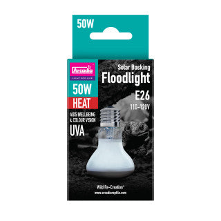 Arcadia Solar Basking Floodlight 50W Heat Bulb
